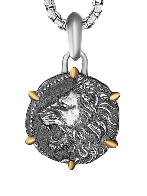 David yurman lion amulet charm